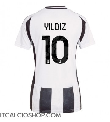 Juventus Kenan Yildiz #10 Prima Maglia Femmina 2024-25 Manica Corta